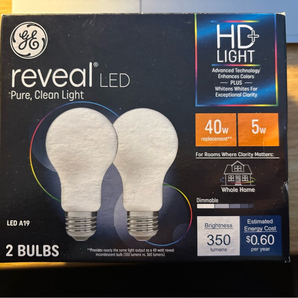 Reveal LED Light Bulbs - White